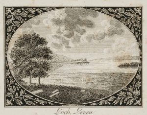 Landschaft. Loch Leven Castle