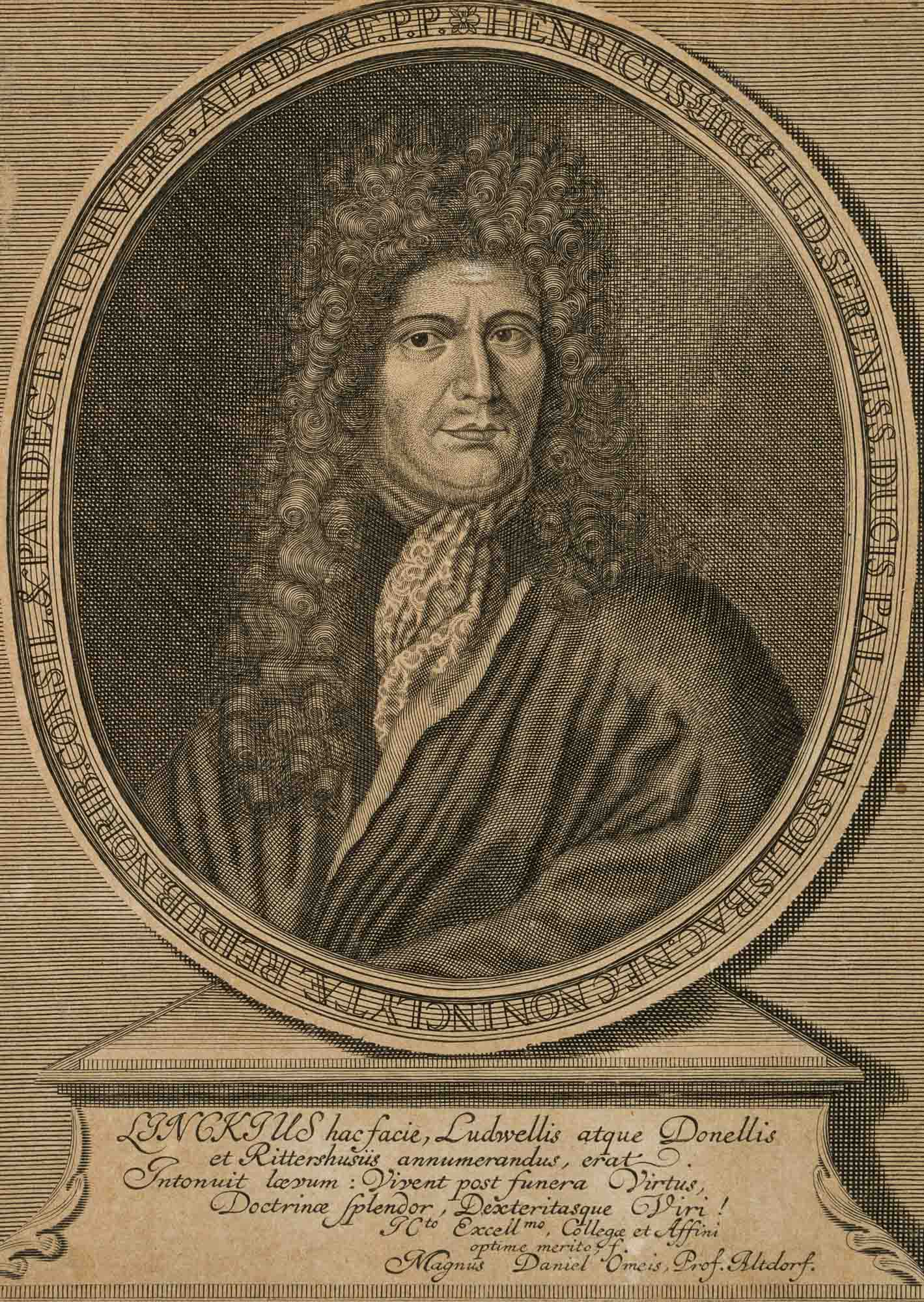 SARTORIUS, Porträt d. Heinrich Linck