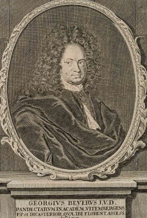 Porträt d. Juristen Georg Beyer