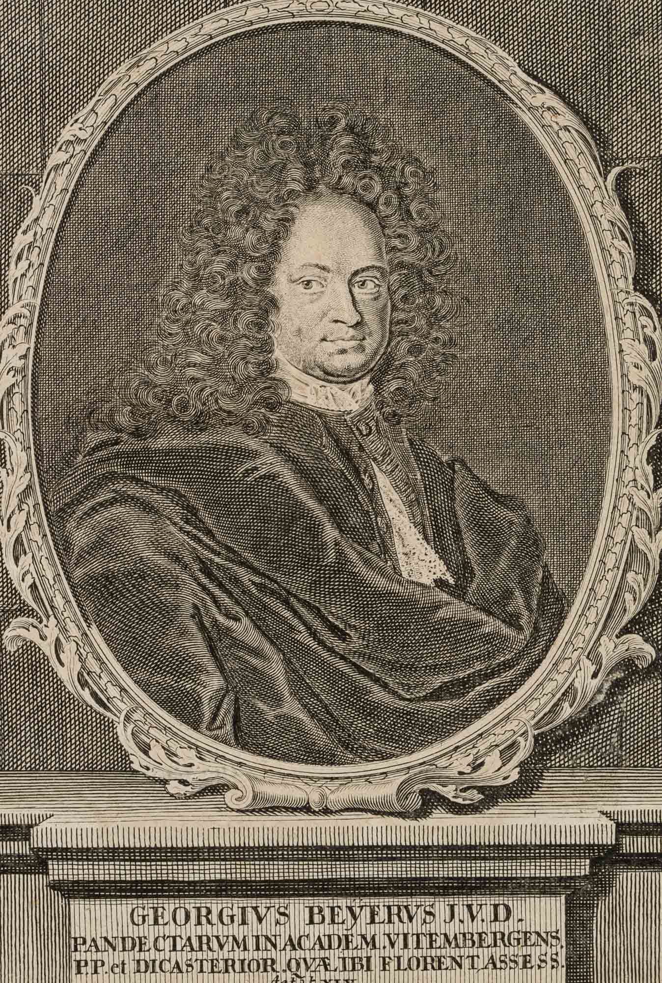 Porträt d. Juristen Georg Beyer