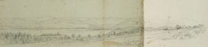 Weite Landschaft mit Fluss