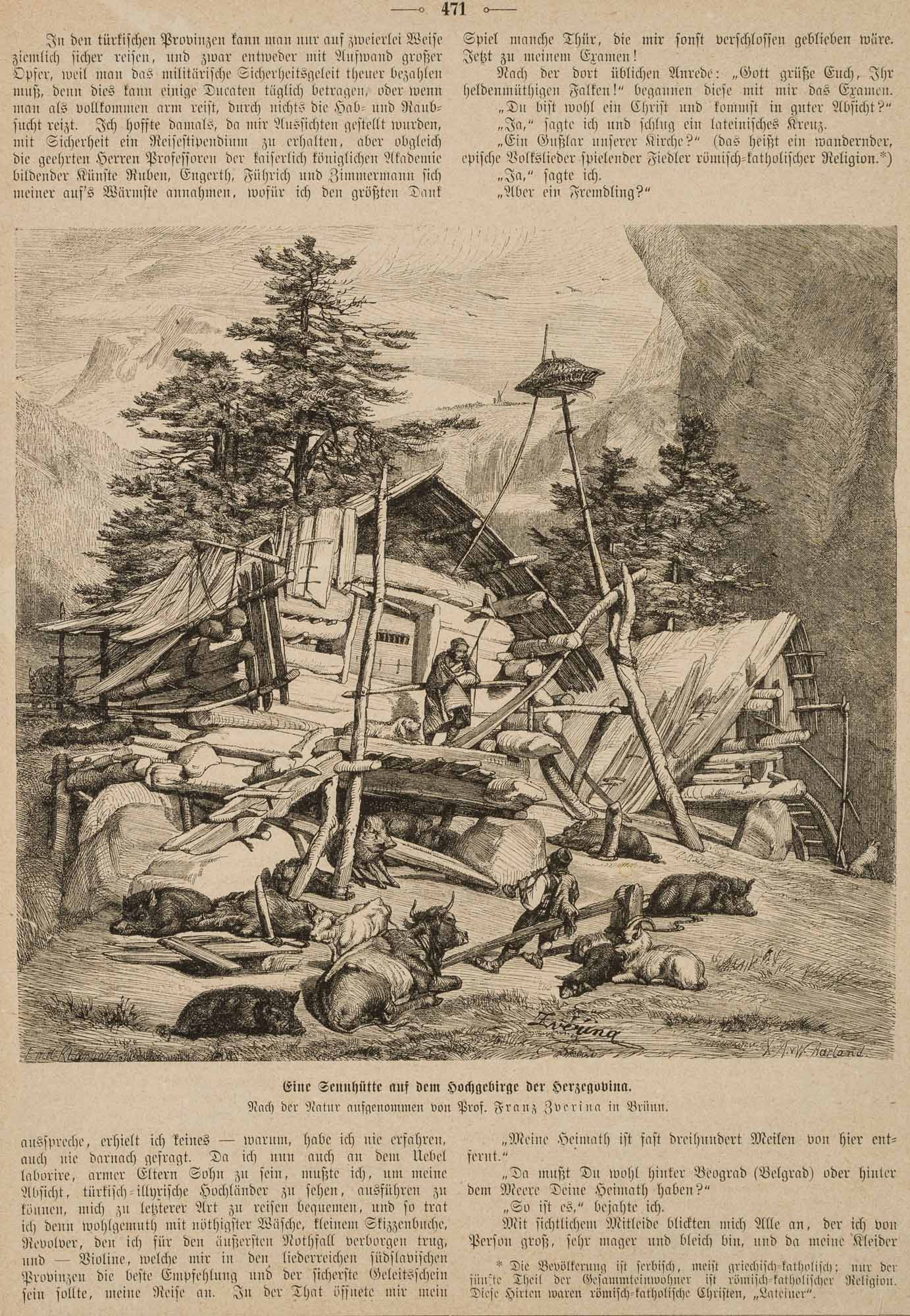 Sennhütte, Hochgebirge Herzegovina