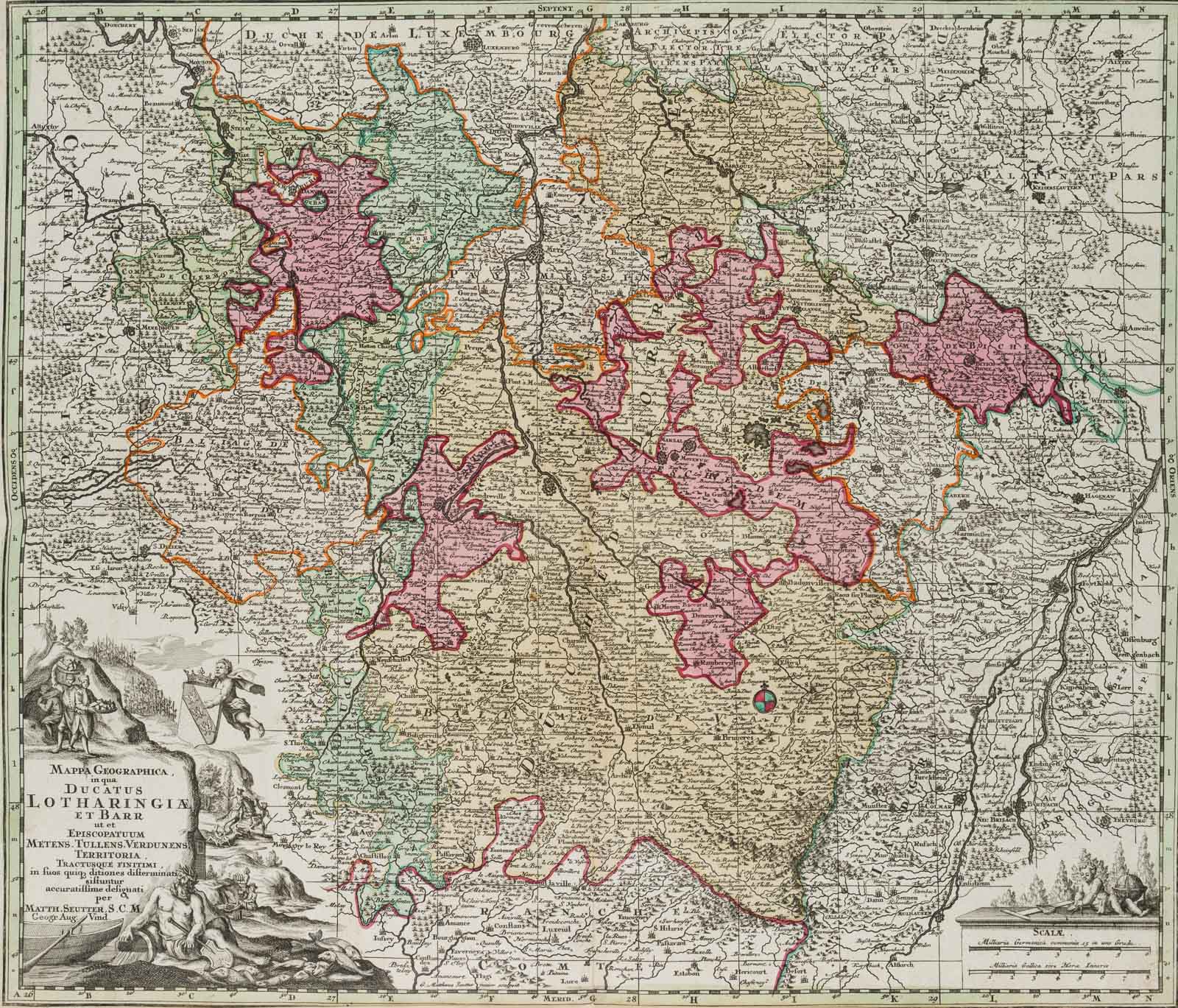 Mappa Geographica, Lothringen