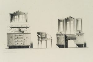 Entwürfe Badezimmerschränken, 1930er