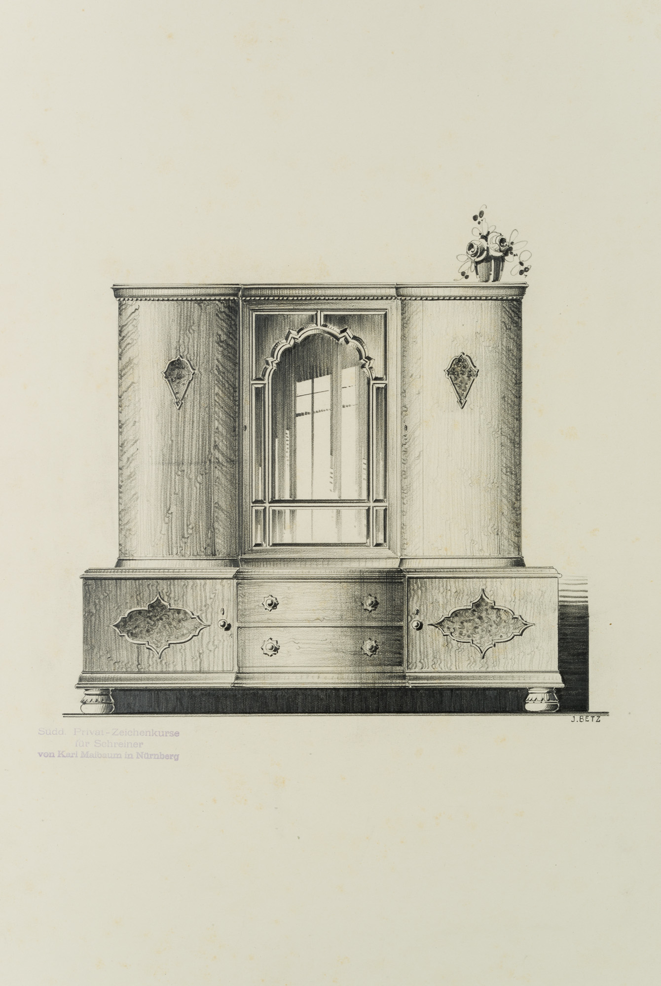 Entwurf, Buffetschrank