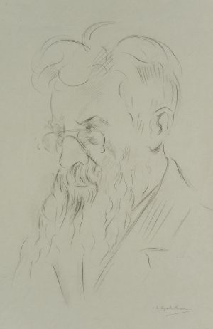 Männerporträt mit Brille