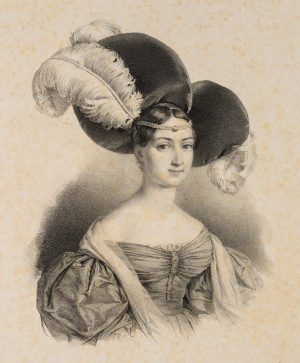 Bildnis einer Dame mit Federhut