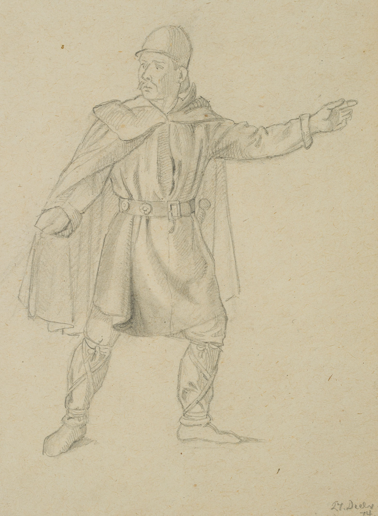 Wikingerkrieger, Trachtenstudie
