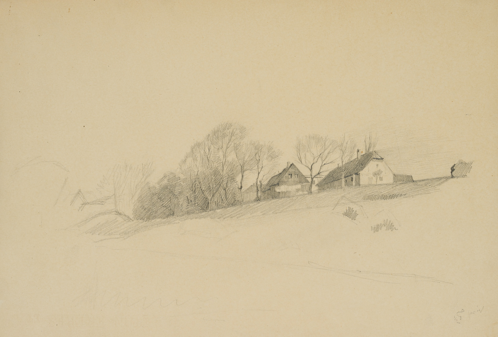 Gehöft in pittoresker Landschaft