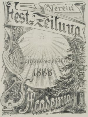 Vereinsfest-Zeitung. Academia