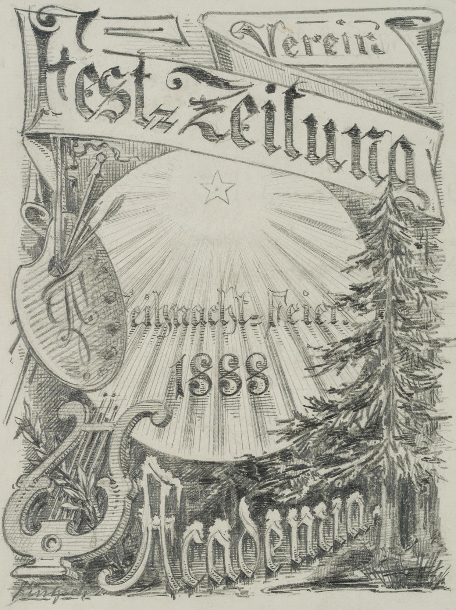 Vereinsfest-Zeitung. Academia