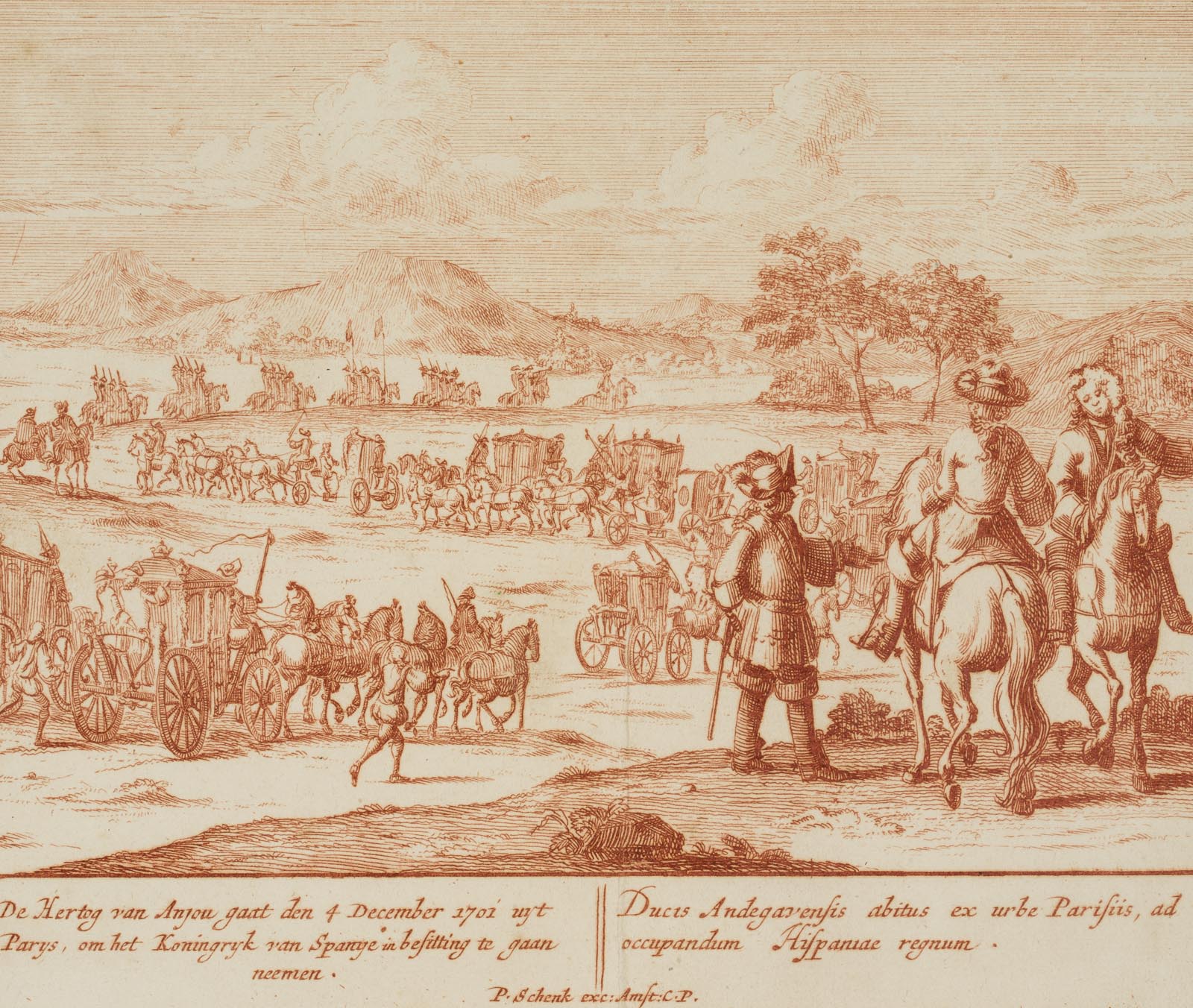 Ludwig XV., Reise nach Paris 1701