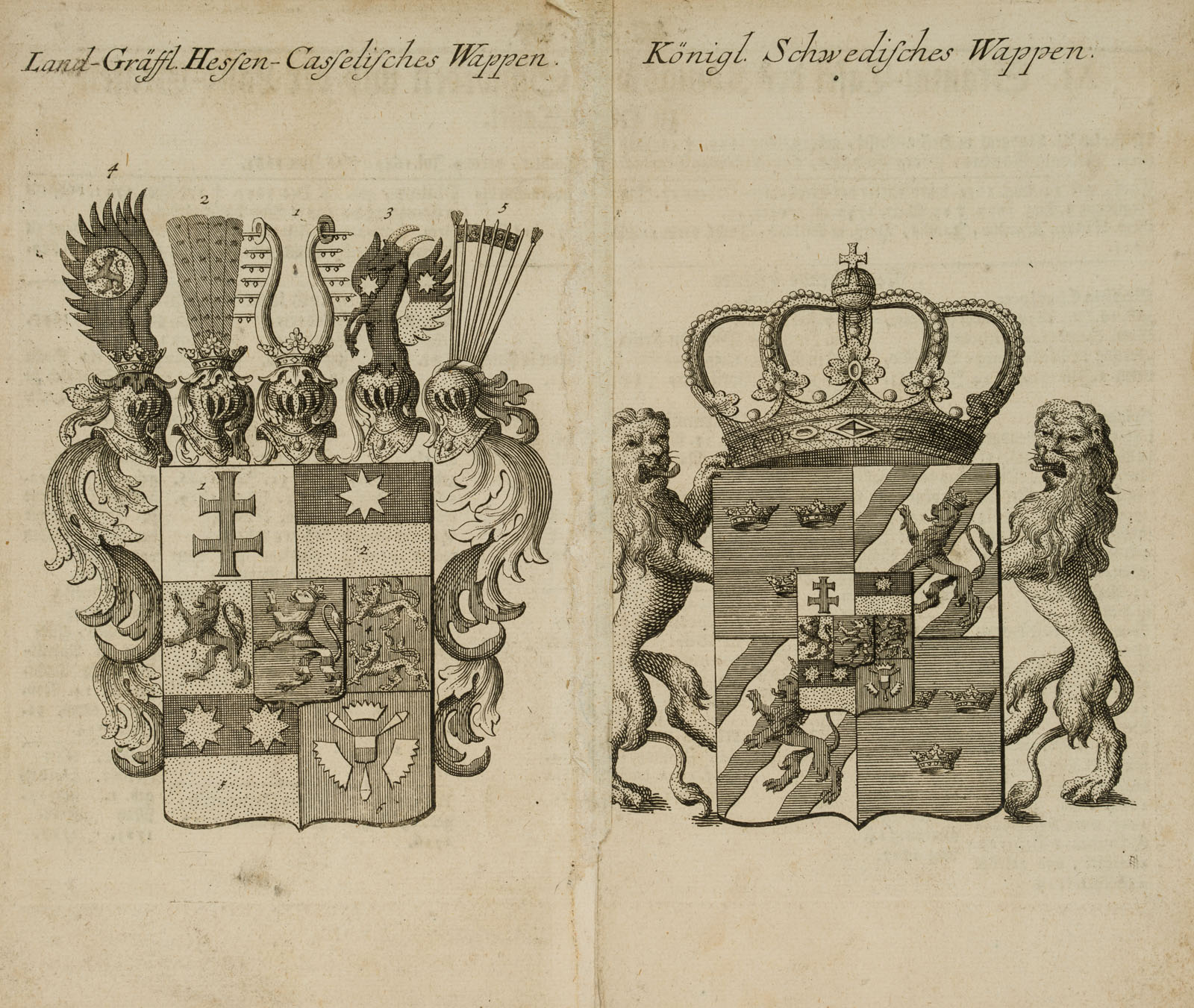 Hessen-Kassel / Königlich Schwedisches Wappen