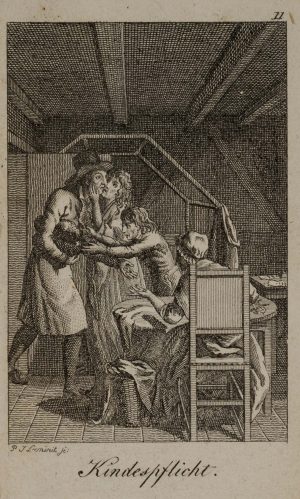 Buchillustration, Kindespflicht