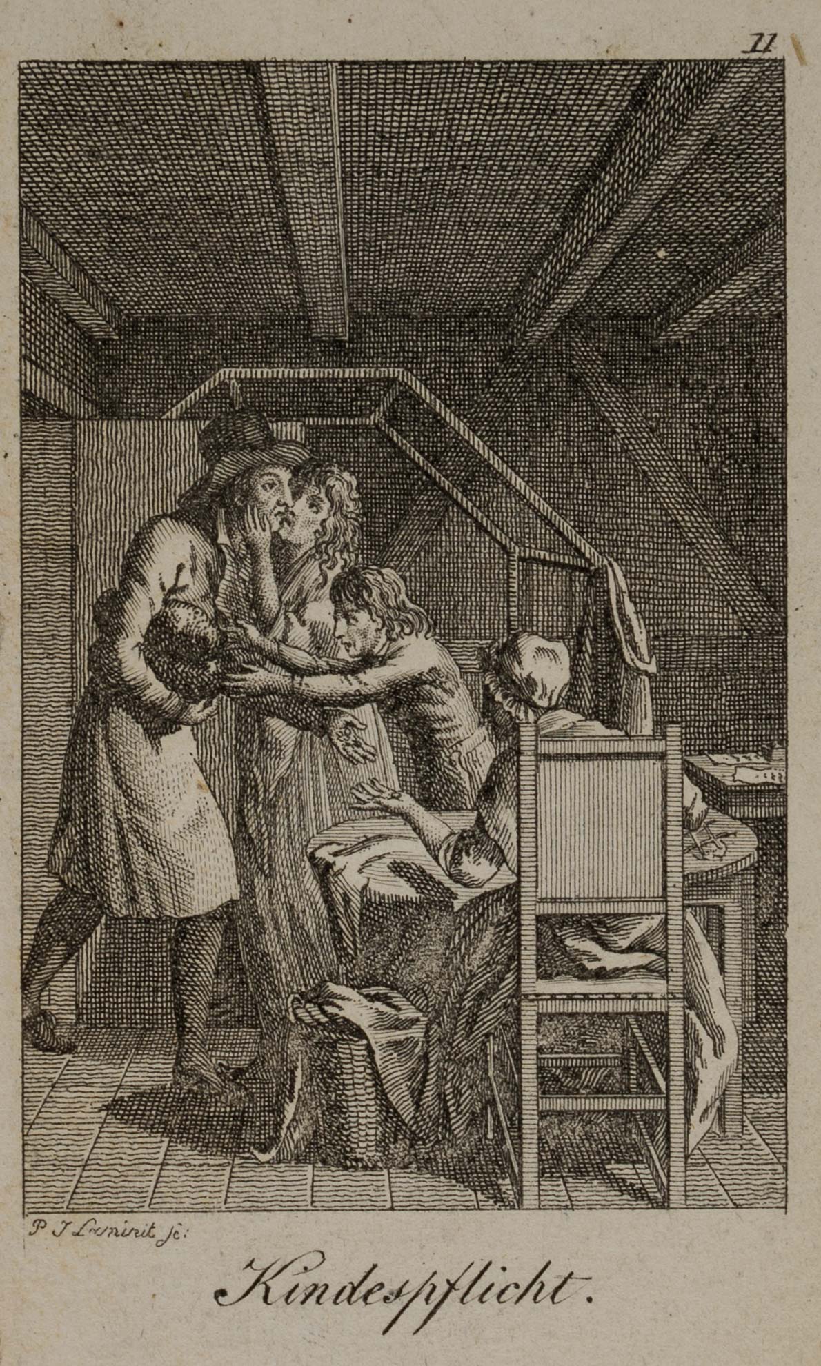 Buchillustration, Kindespflicht