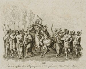 Odorum suffimenta, Triumphzug