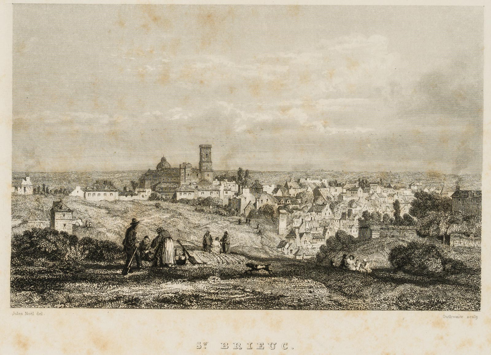 Stadtvedute von St. Brieuc