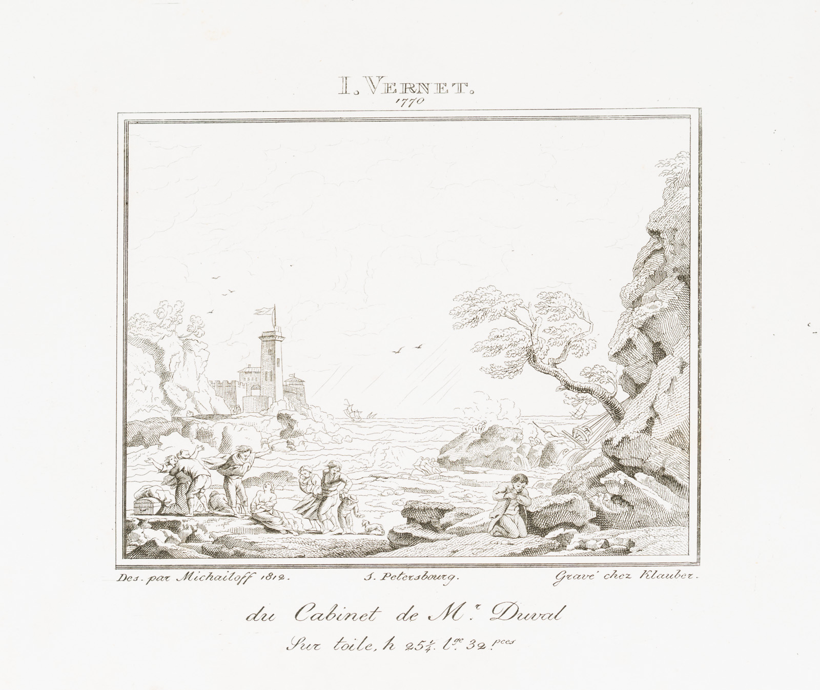 Mediterraner Hafen, nach Vernet