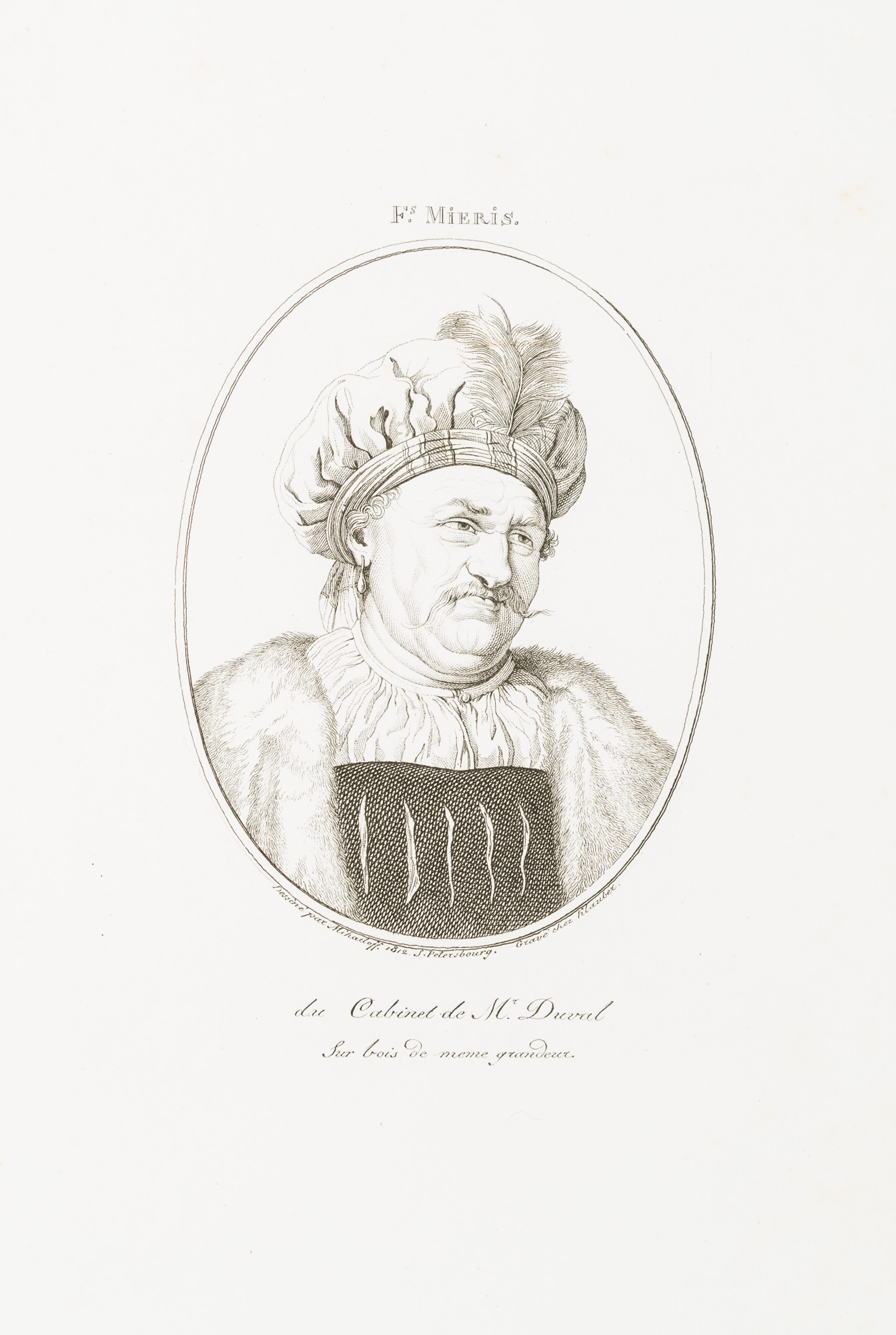 Porträt en face mit Turban