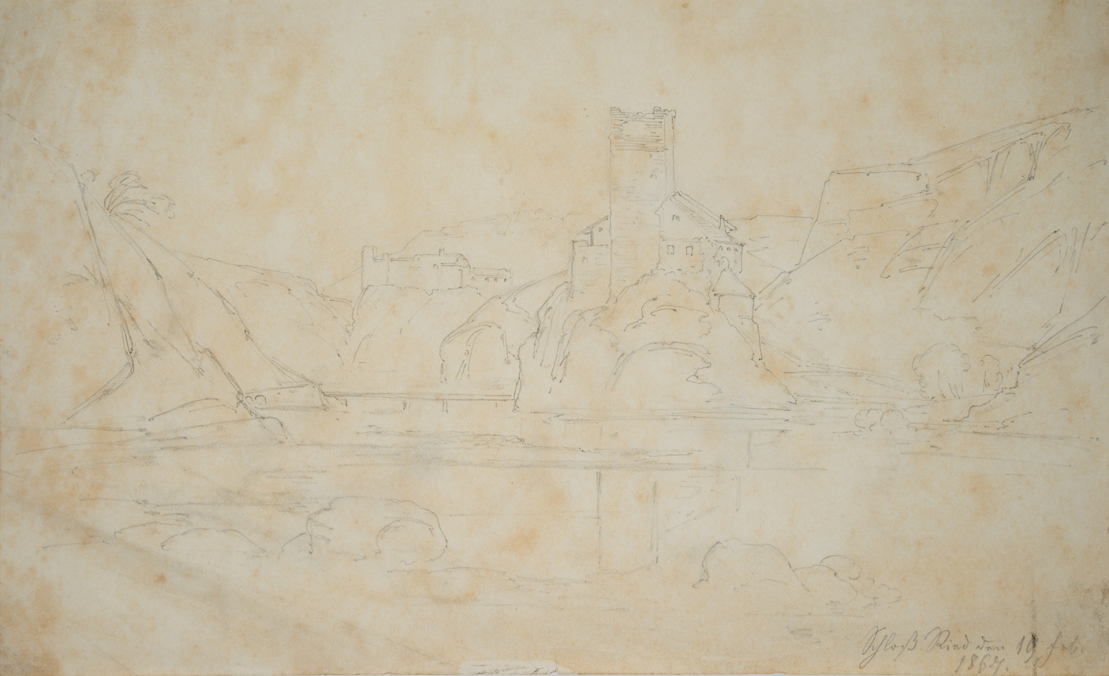 Das Schloß Ried in Südtirol, 1867