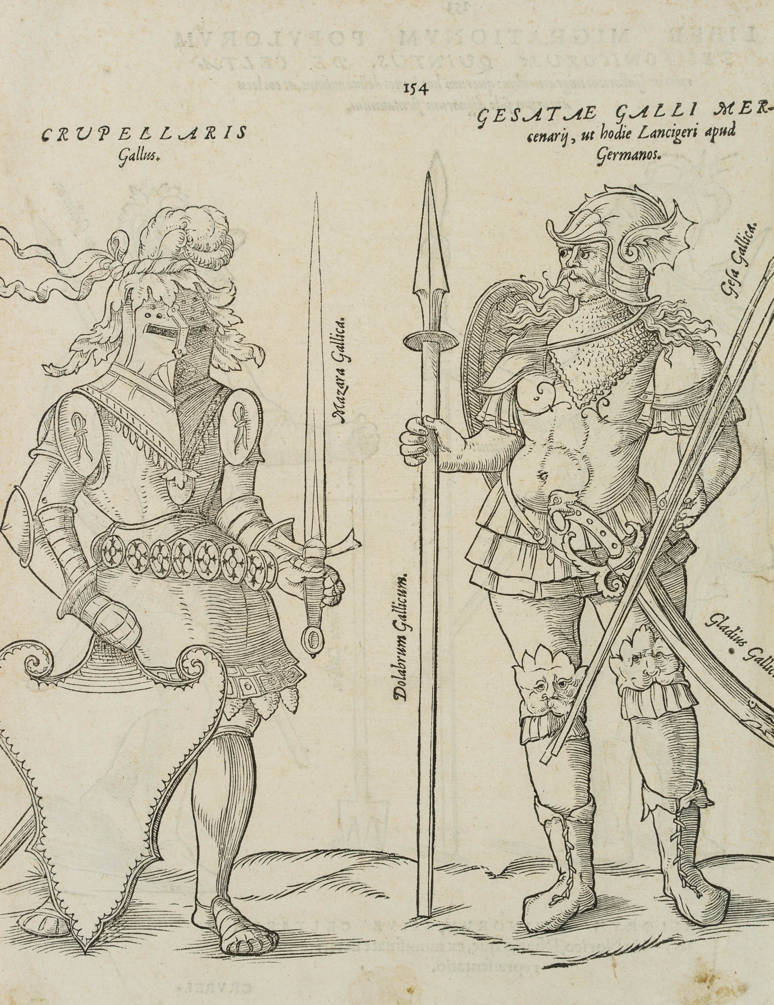 Crupellaris, Geharnischte Krieger
