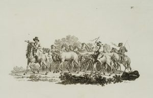 HOPPE, Reiter mit Pferden, 1798