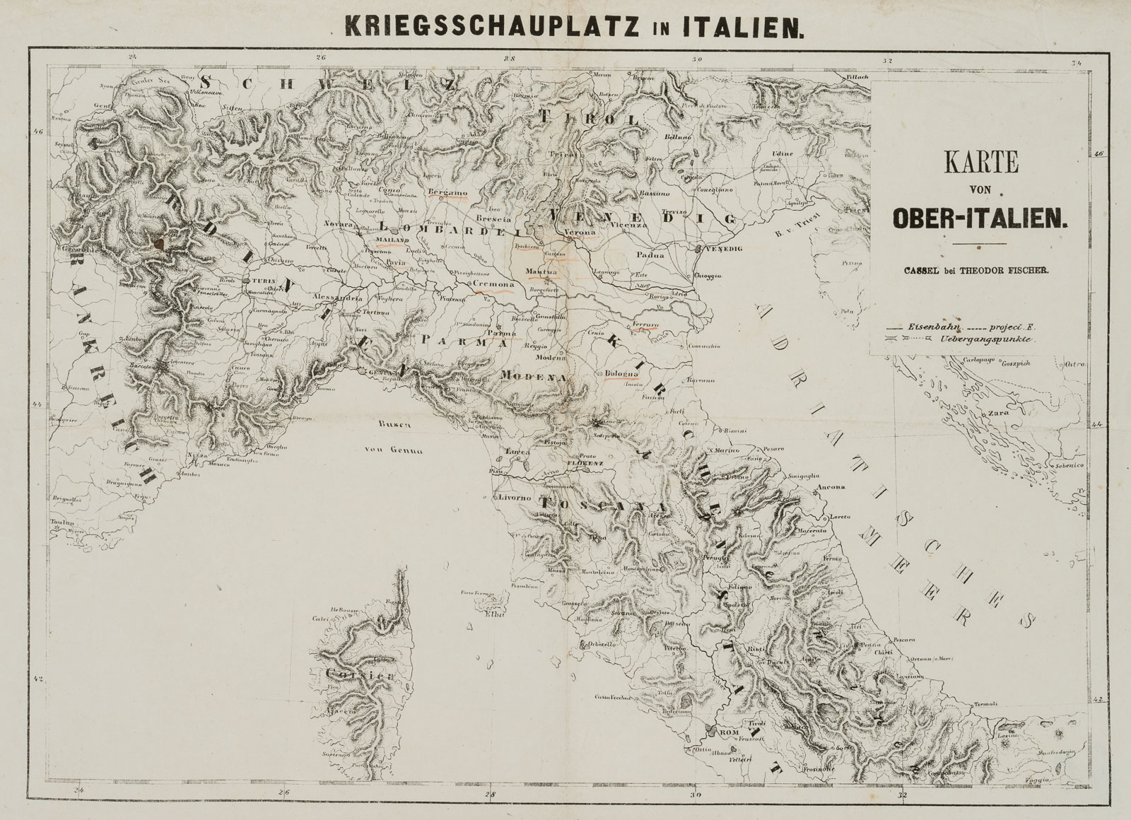 Kriegsschauplatz in Italien