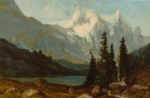 Alpine Landschaft mit See