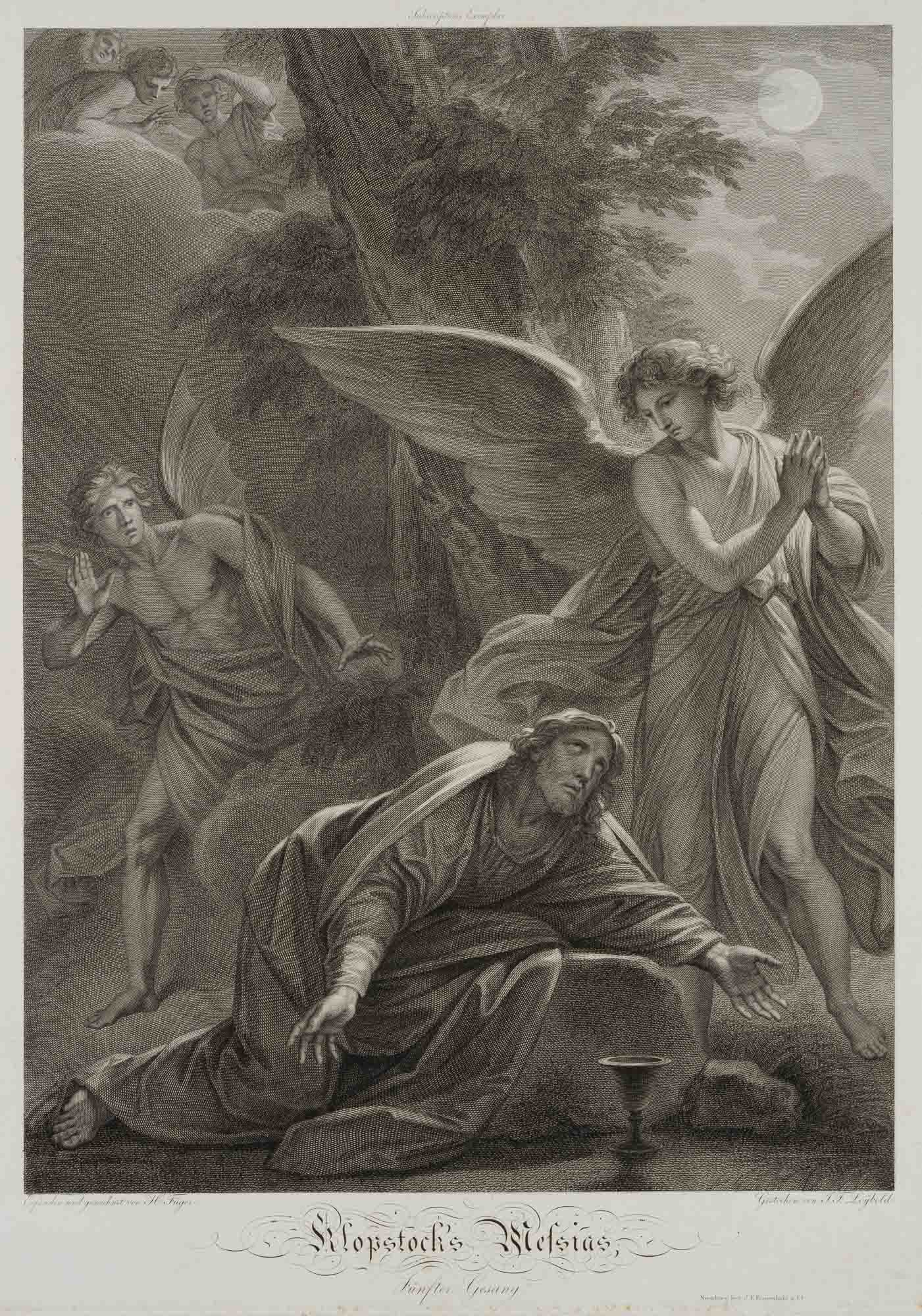 Klopstock's Messias, Gebet in Gethsemane