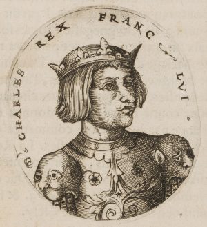 Porträt des König Karl VIII.