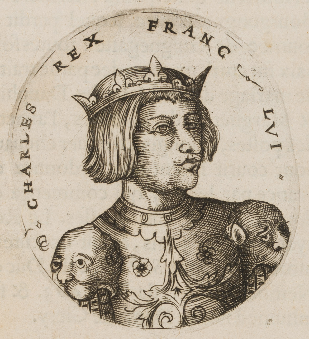 Porträt des König Karl VIII.