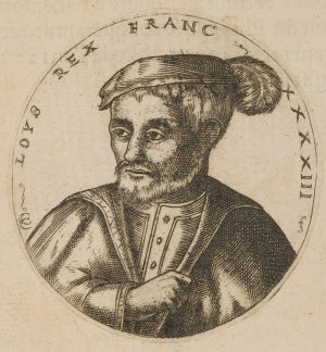 Porträt des König Ludwig VIII.