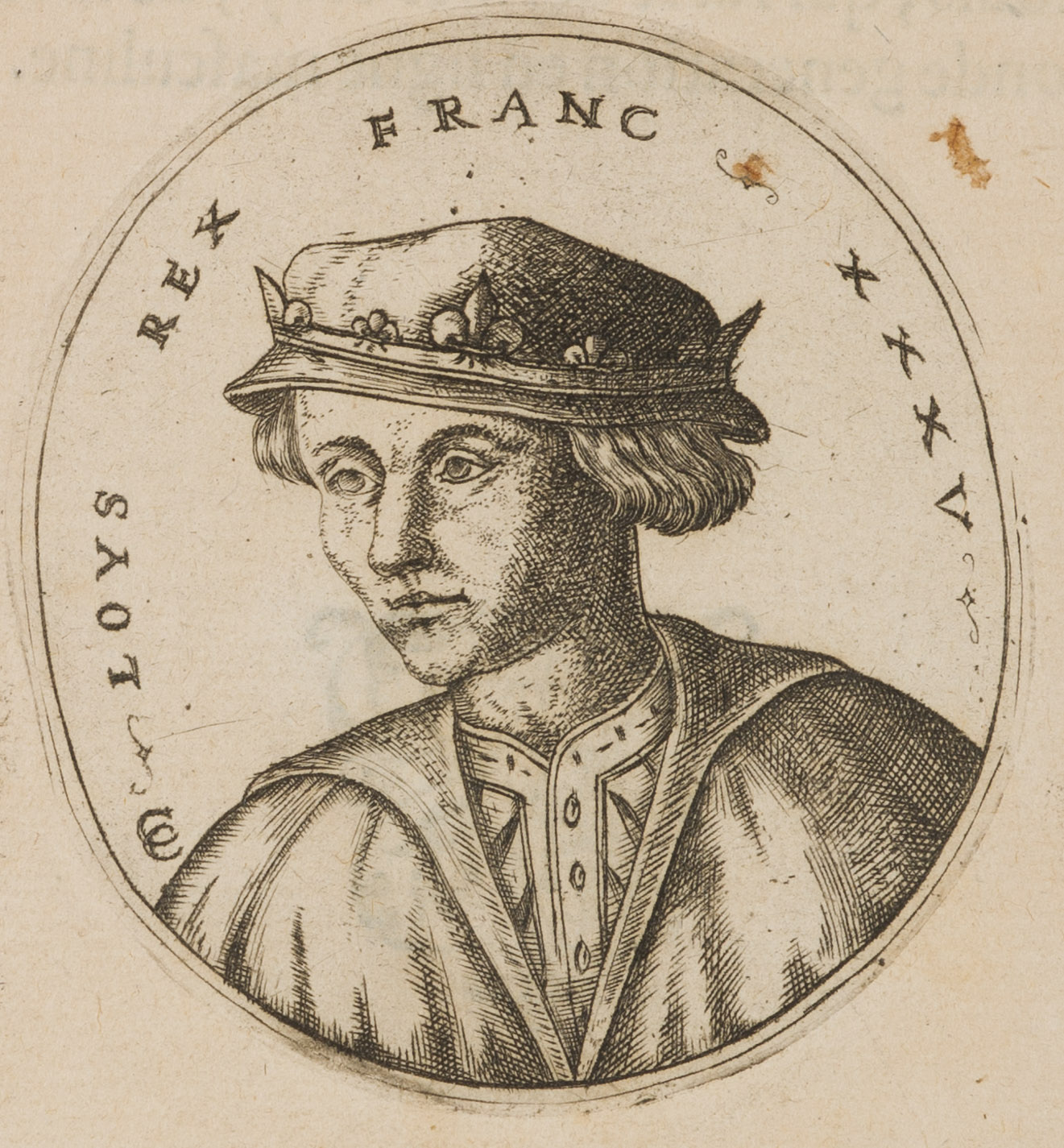 Porträt des König Ludwig V.