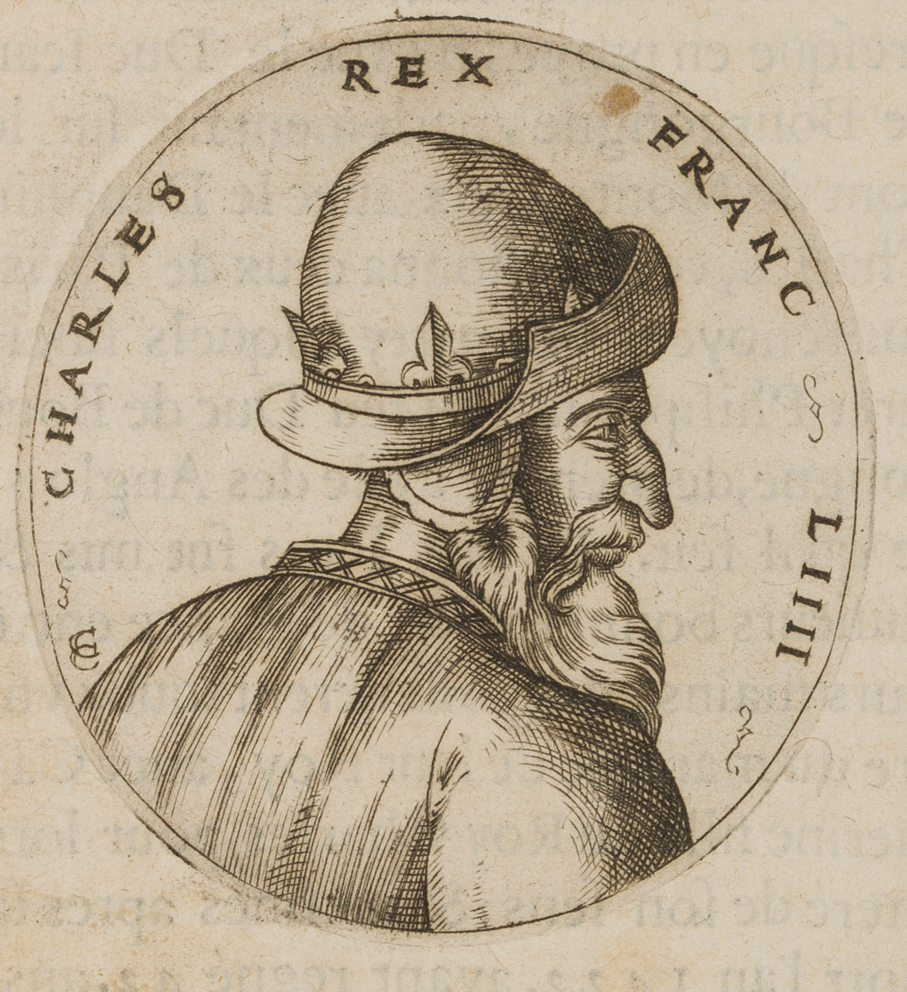 Porträt des König Karl VII.