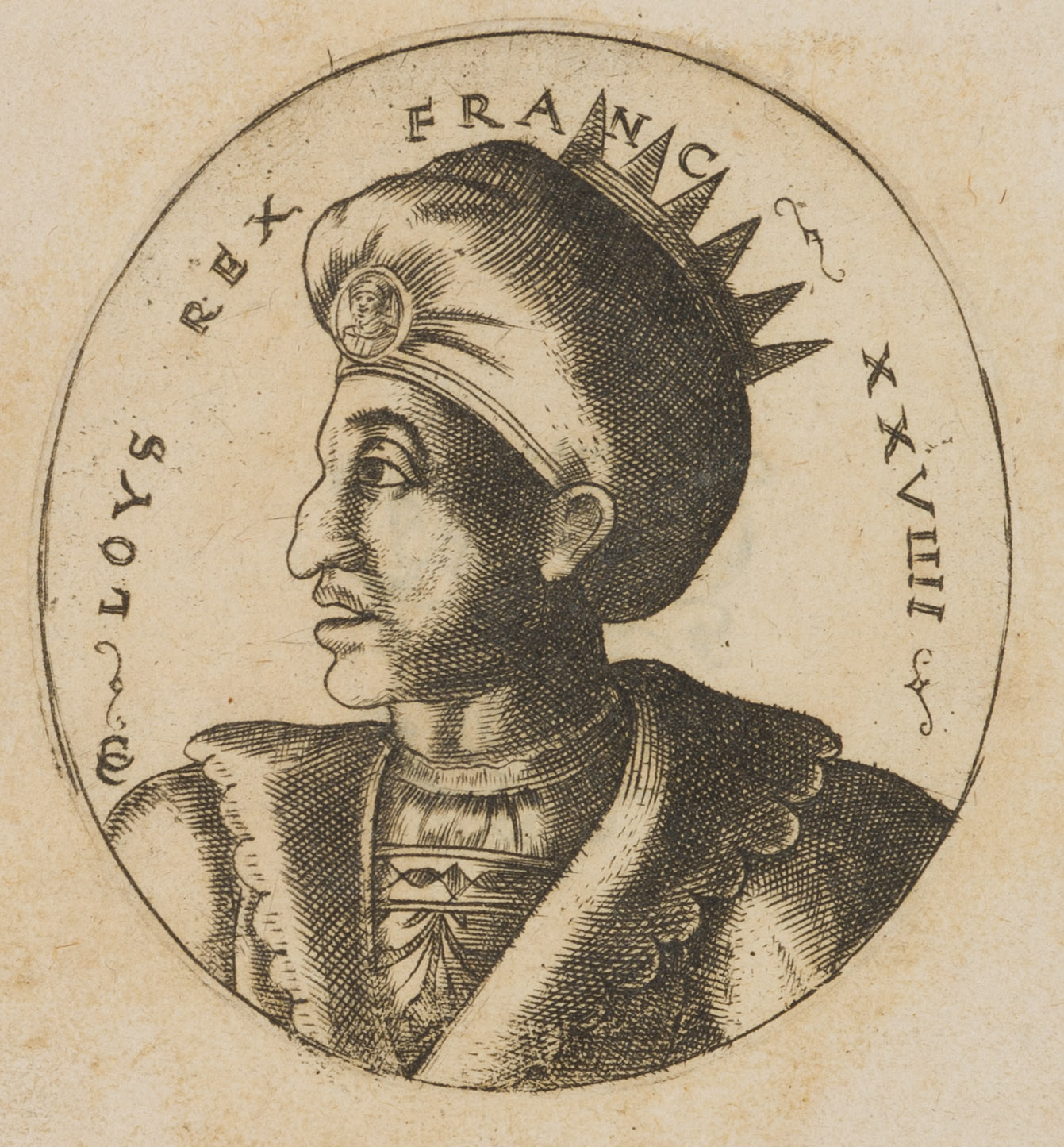 Porträt des König Ludwig V.