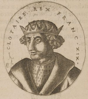 Porträt des König Clotaire IV.