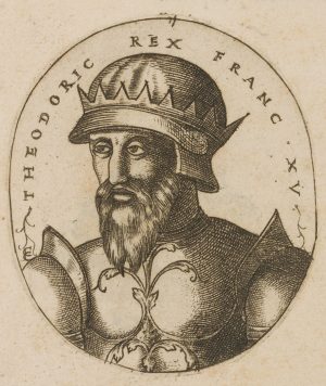 Porträt des König Theodorich I.