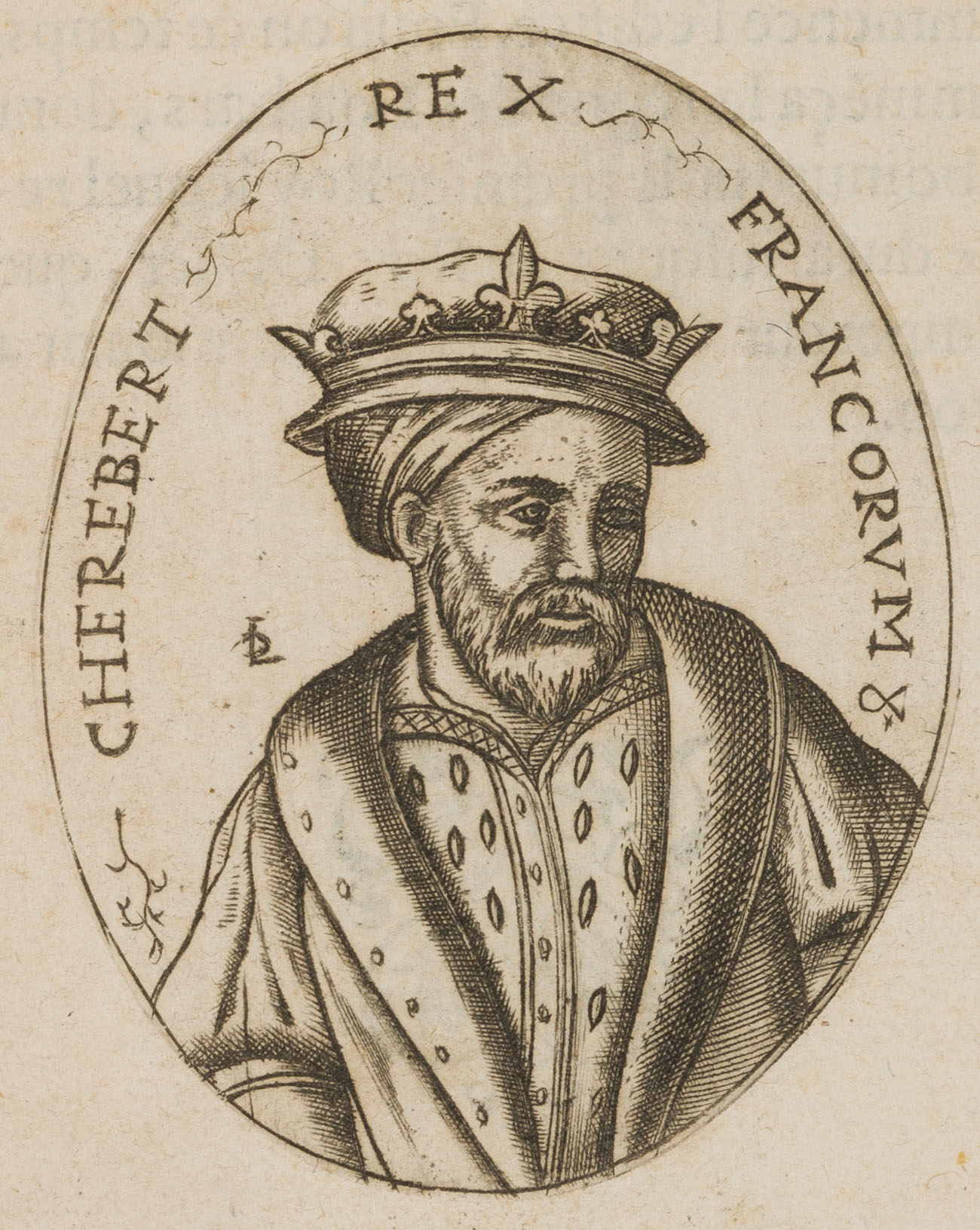 Porträt des König Aribert
