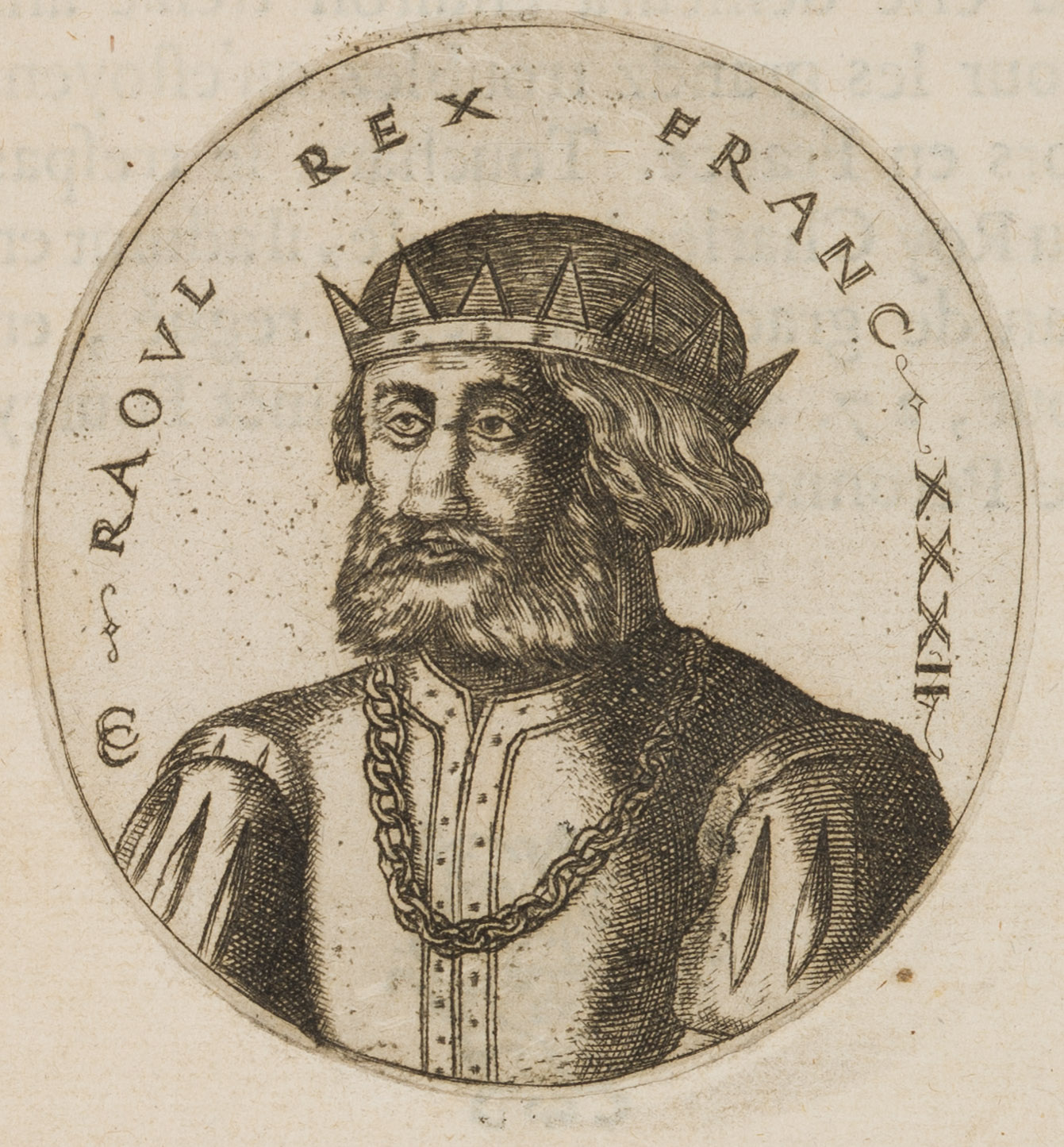 Porträt des König Rudolf