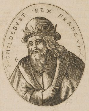 Porträt des König Childebert I.