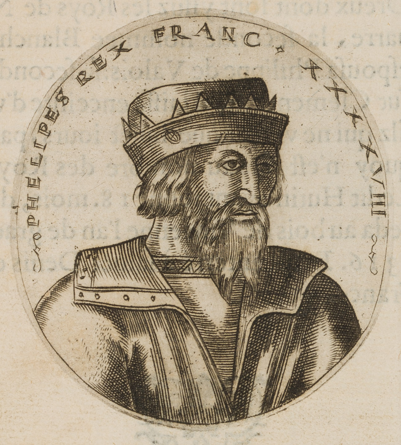 Porträt des König Philipp der Lange