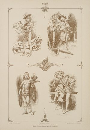 Pagen, Vorlagenblatt
