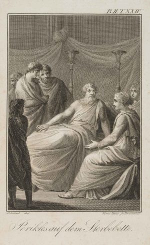 Perikles auf dem Sterbebett