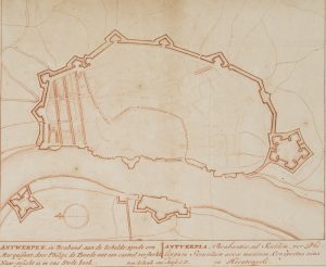 Befestigung. Antwerpen an der Schelde