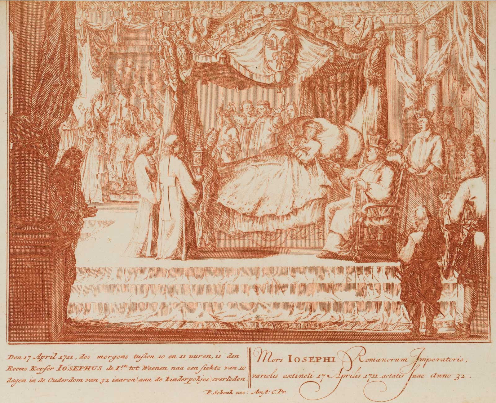 Der Tod Kaiser Josephs I. 1711