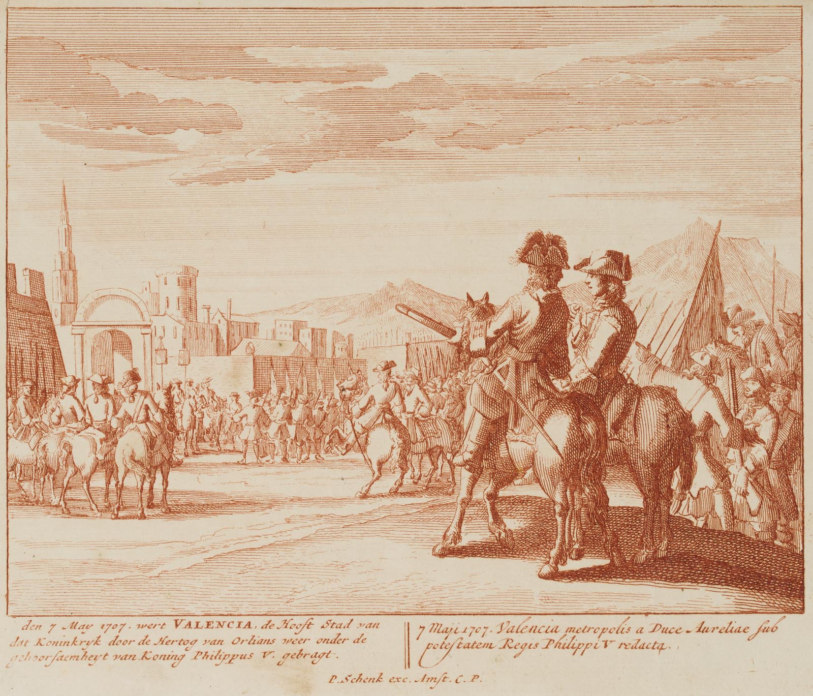 Herzog v. Orleans, Valencia, 1707