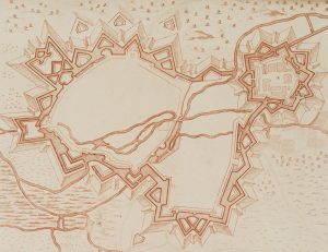 Arras in Artoys, 1654, Militärkarte