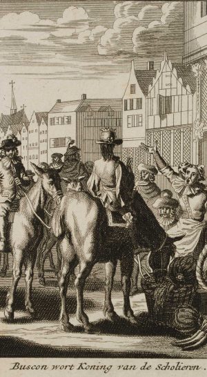 zu Quervedos Schelmenroman, Buscon als König