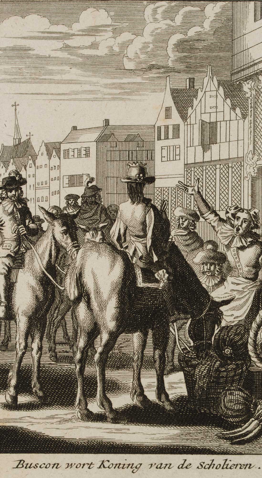 zu Quervedos Schelmenroman, Buscon als König