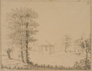 Parklandschaft mit Pavillon